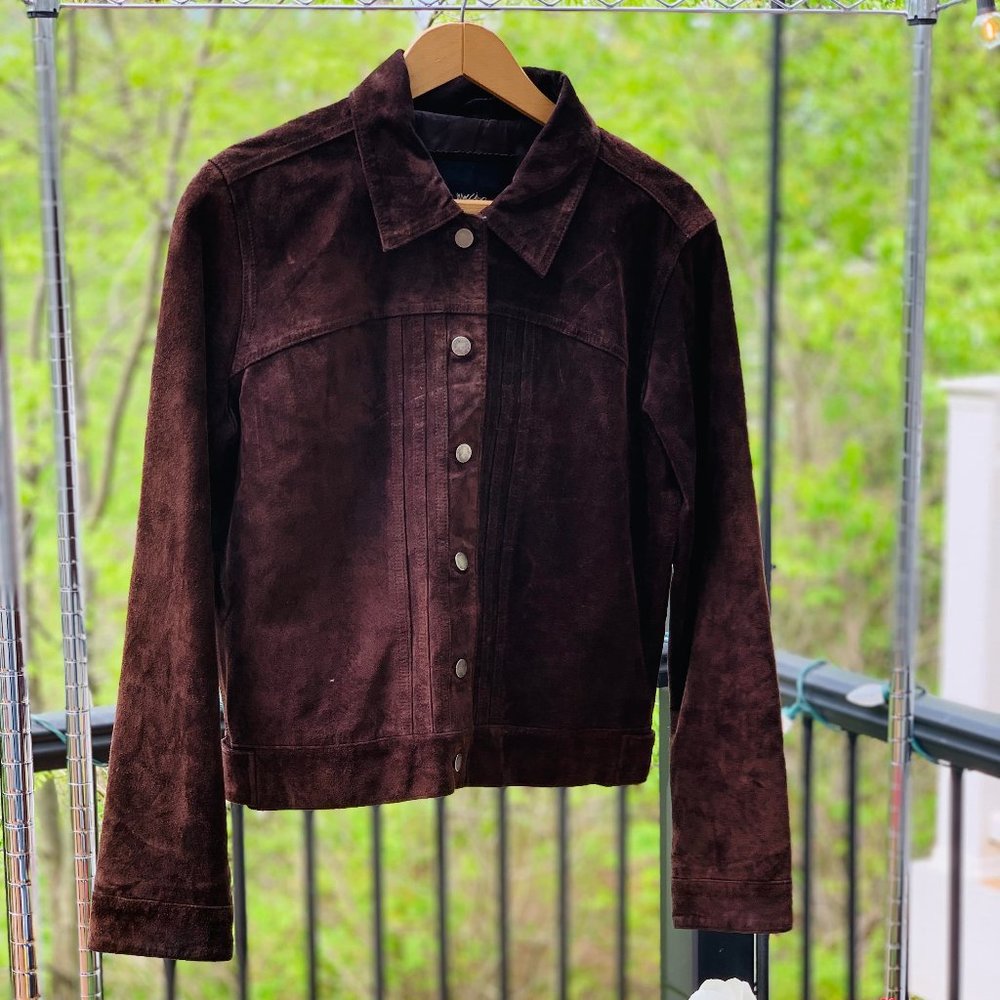 Massimo Faux Suede Jacket-Size Small